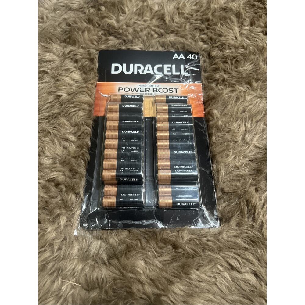 Duracell Power Boost AA Alkaline Batteries (Pack of 40)